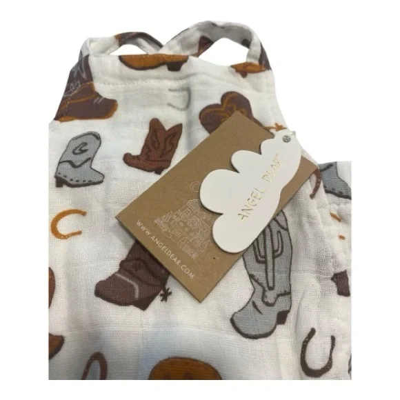 Angel Dear Cowboy Print Baby Romper 0-3 months - Picture 4 of 6